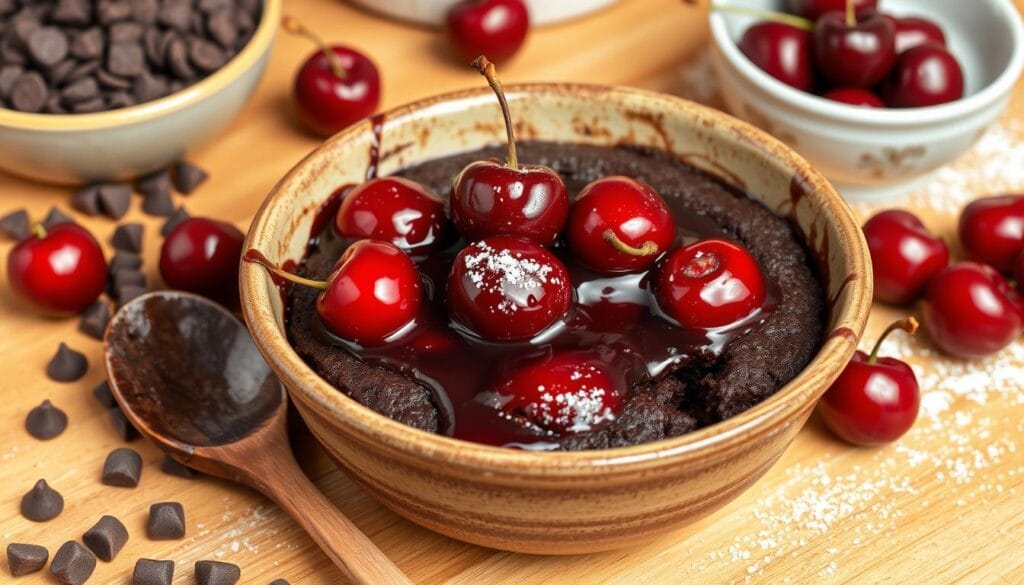 Chocolate Cherry Dump Cake