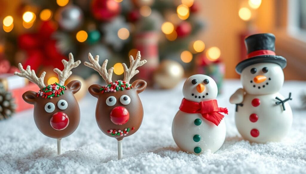 Christmas Cake Pops Decoration