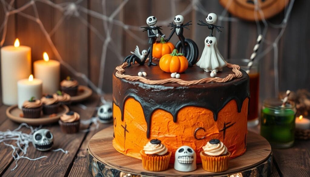 Halloween Cake Serving Suggestions