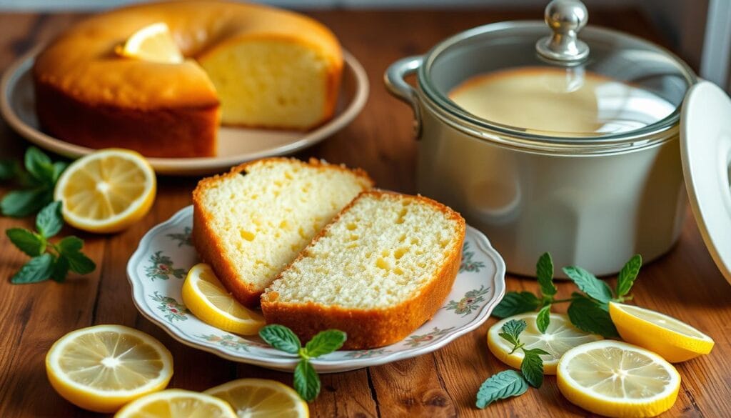 Lemon Cream Cheese Pound Cake Storage