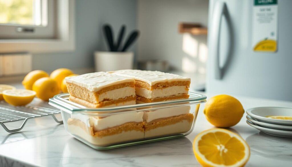 Lemon Eclair Cake Storage Tips