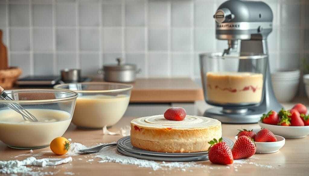 Vanilla Sponge Cake Baking Techniques