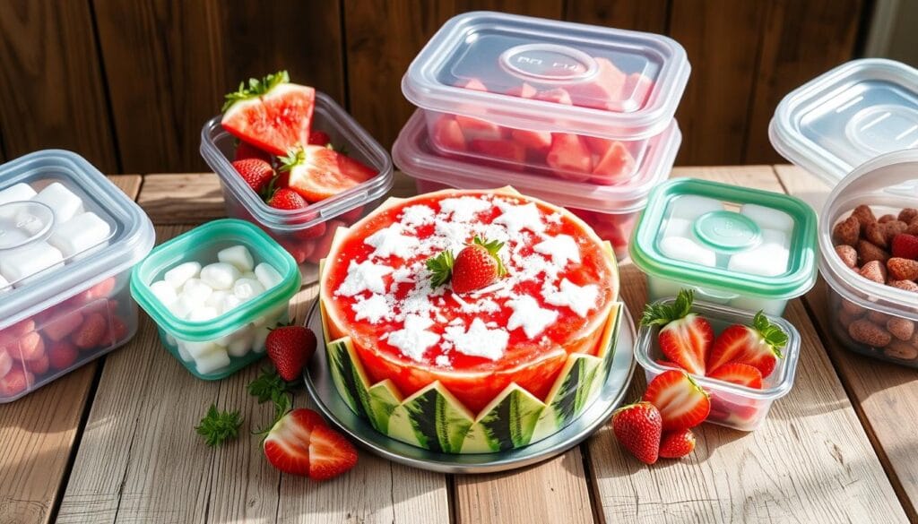 Watermelon Fruit Cake Storage Tips