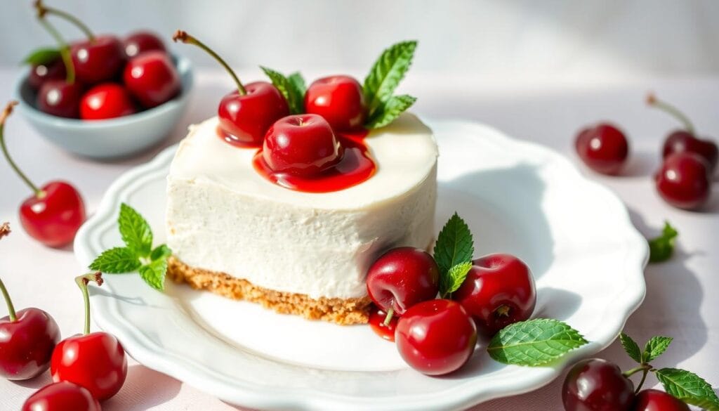 No-Bake Cherry Cheesecake