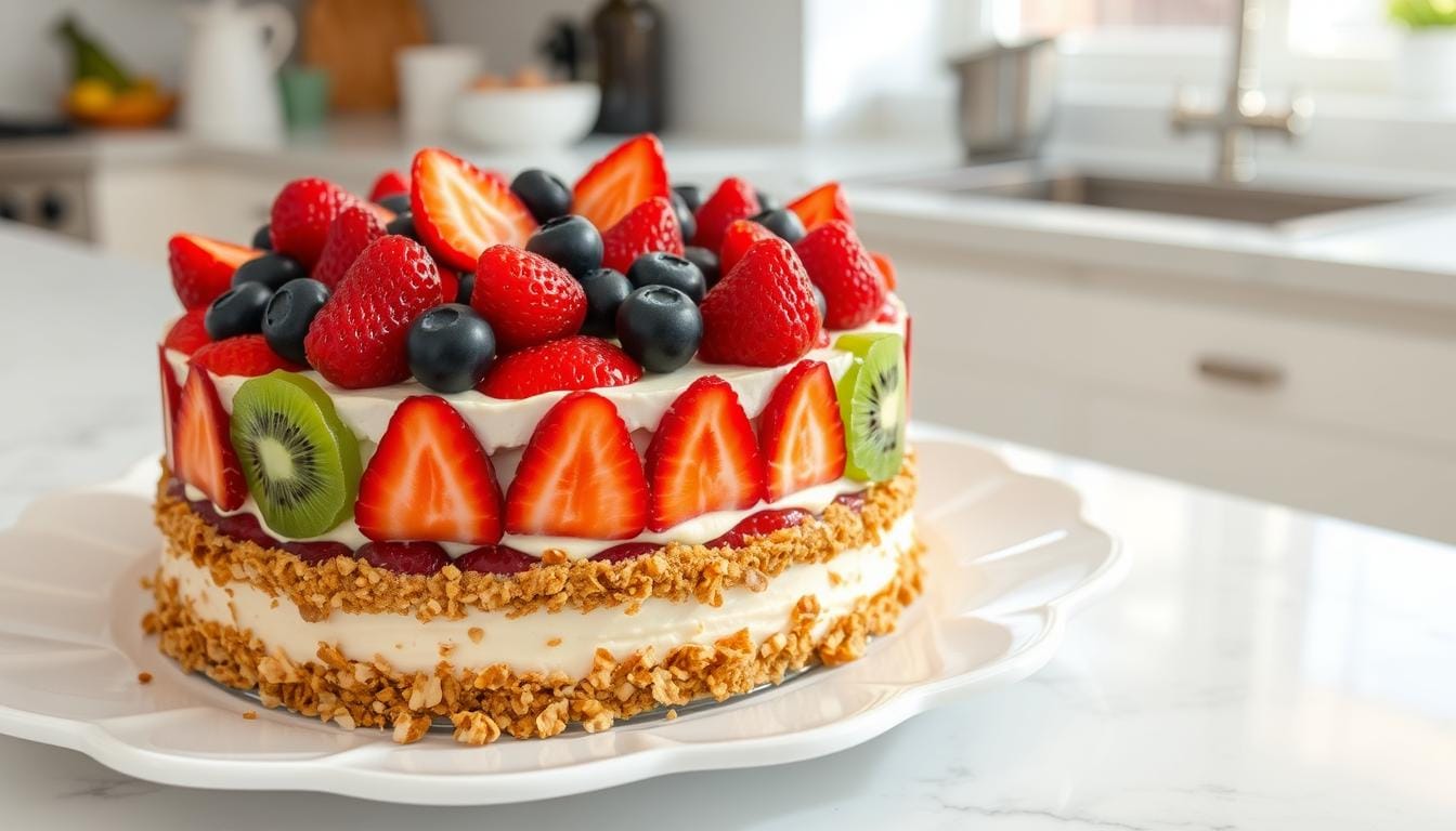 no bake fruit cake