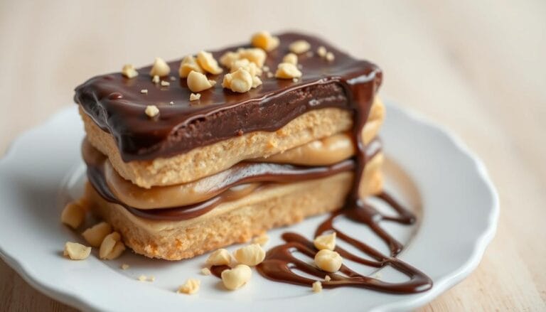 No-Bake Peanut Butter Eclair Cake