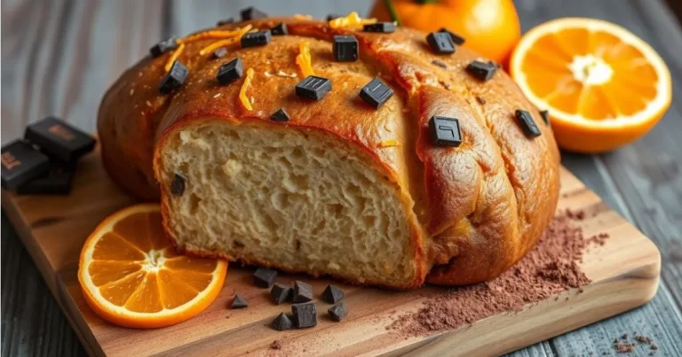 Orange Chocolate Soft Sourdough Bread