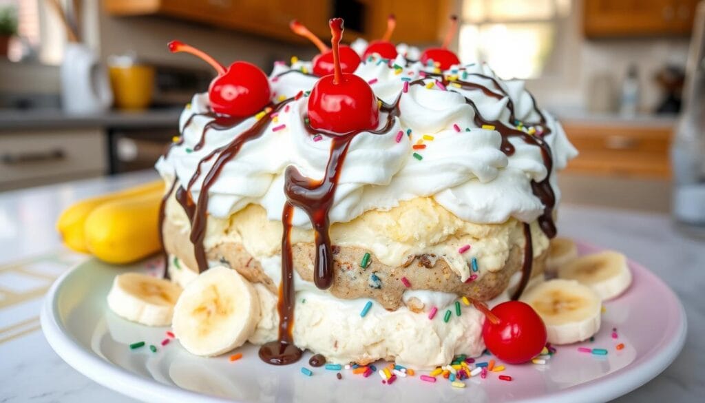 Banana Split Cake Decorations