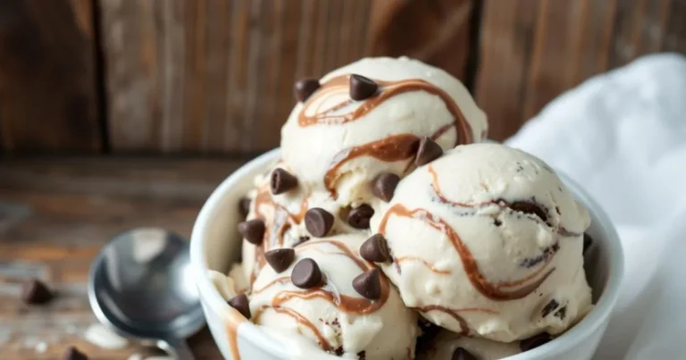 no-churn chocolate chip ice cream