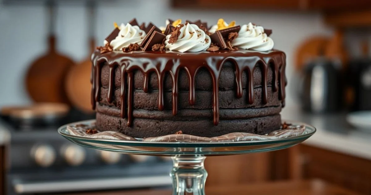 chocolate fudge layered cake