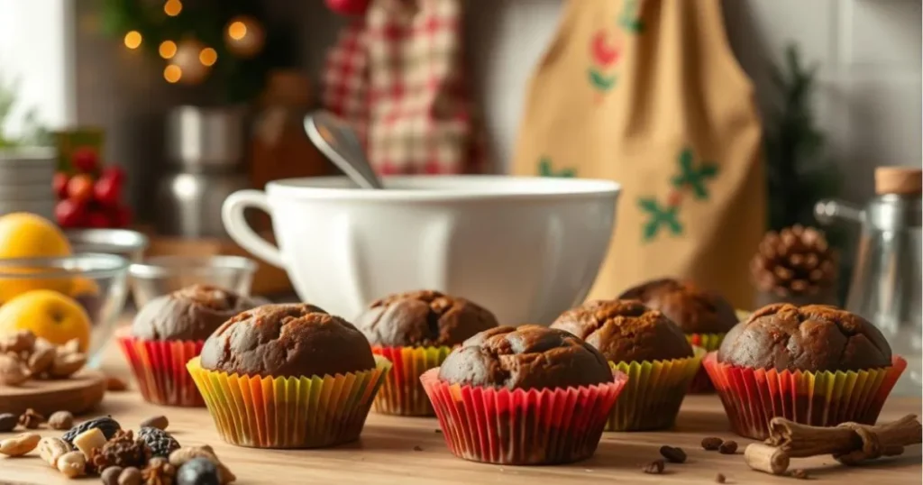 Fruit cake cupcakes 