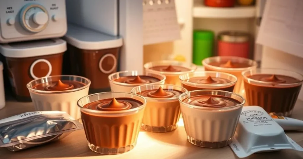 chocolate pudding cups