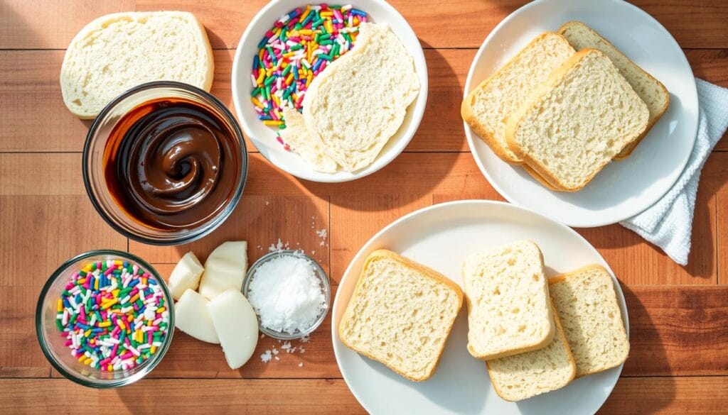 Fairy Bread Lamingtons Ingredients