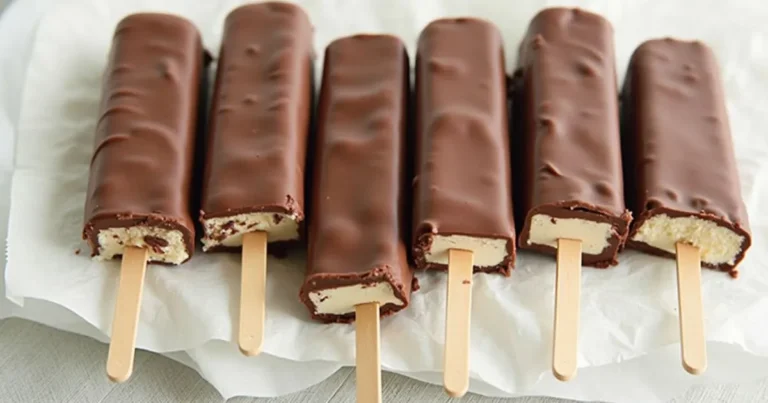 chocolate covered ice cream bars