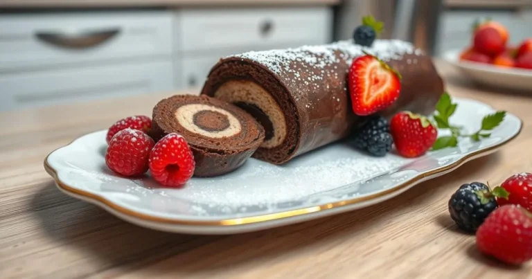 chocolate cake roll