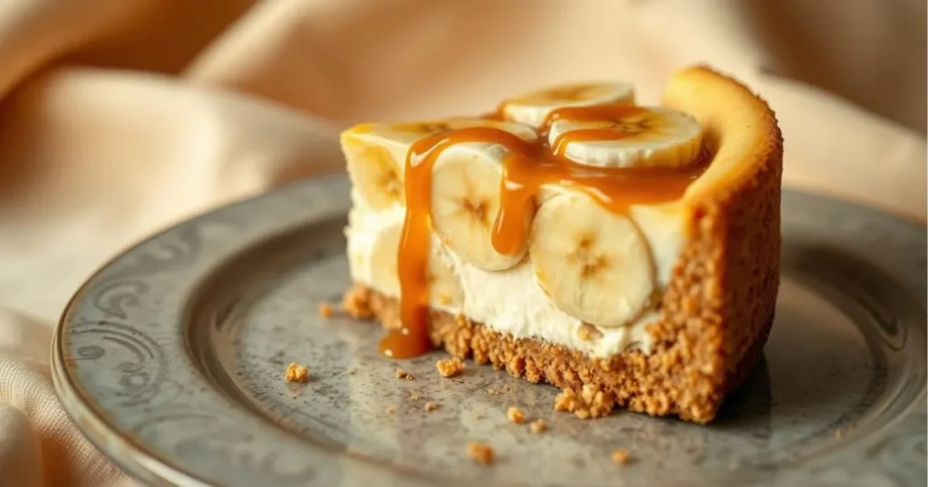 banana cream cheesecake