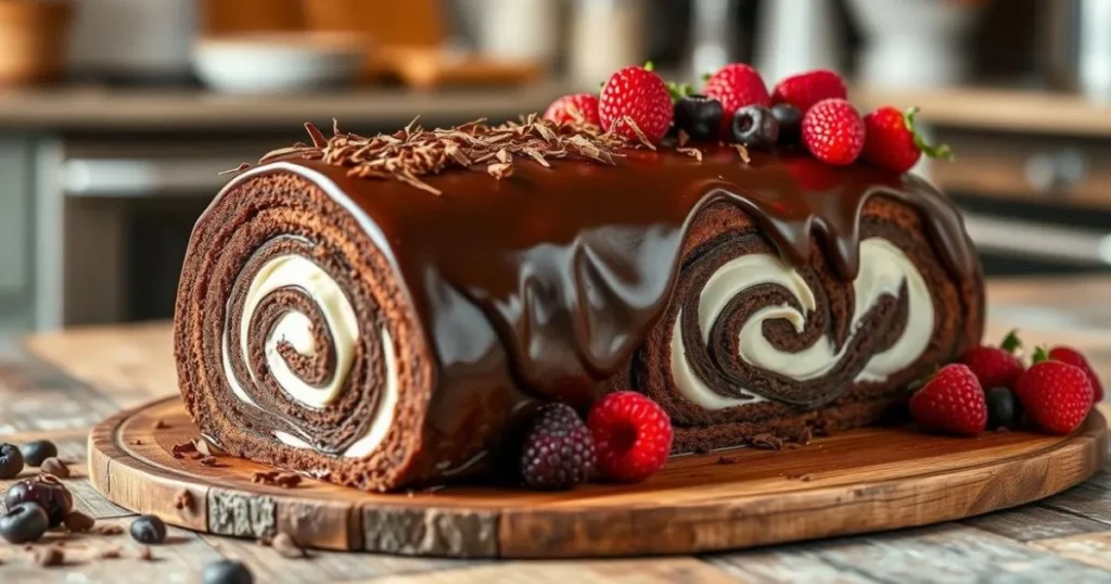 chocolate cake roll