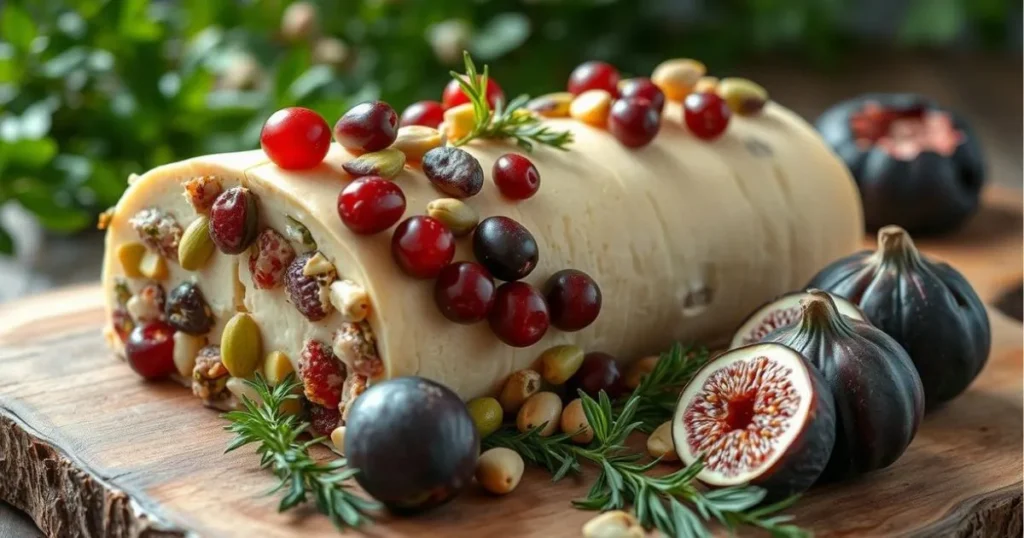 Cranberry Pistachio Fig Cheese Log Nutrition