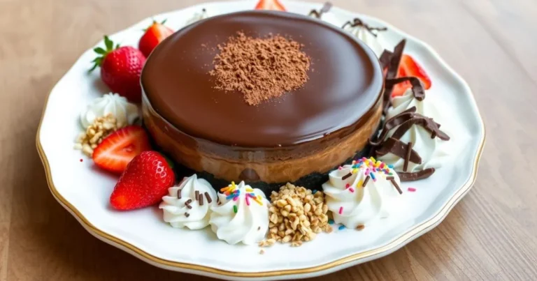 no-bake chocolate cheesecake delight