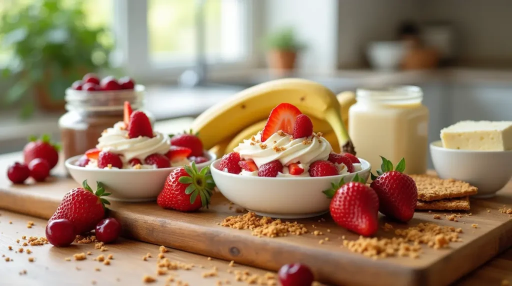 Strawberry Banana Split Cake Ingredients